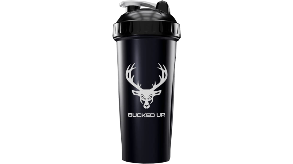 Bucked Up 28 oz Perfect Shaker, Black/White, 9000109