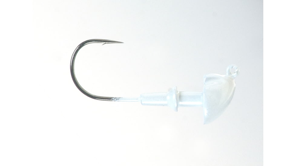 Buckeye Lures Jwill Lightwire Swimbait Head, 1/8 Oz, Pearl, BEL-JWLP18