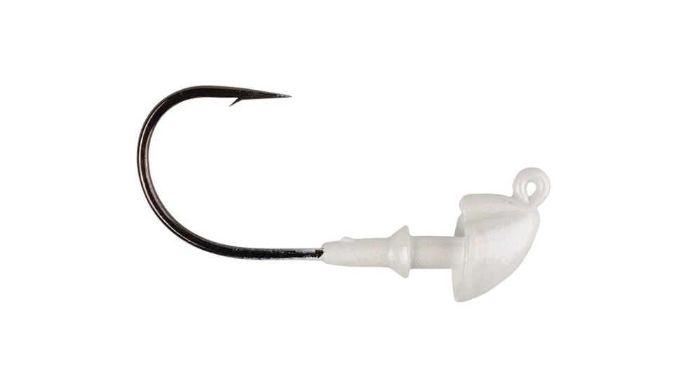 Buckeye Lures Jwill Swimbait Head, 3/4 Oz, Pearl, BEL-JWP34