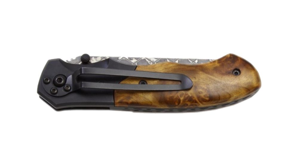 BucknBear Army Linerlock Folder, Silver Blade, NSN N BNB142267