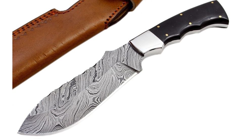 BucknBear Big Boy Hunter Fixed Knife, Silver Blade, NSN N BNB134678
