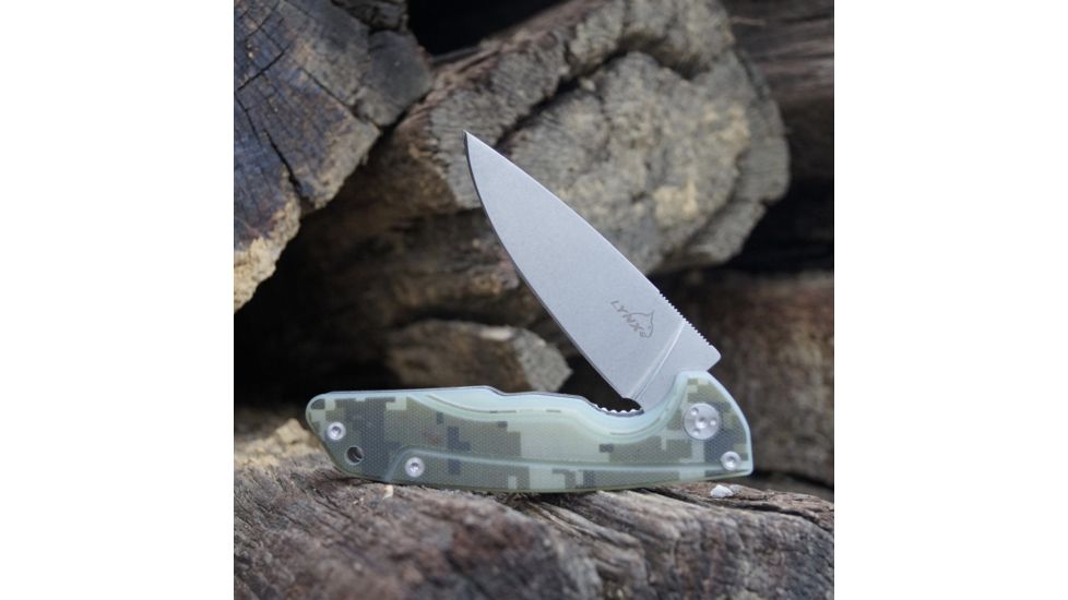 BucknBear Marine Marpat Flipper, Silver Blade, NSN N BNB5068