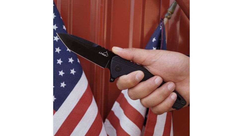 BucknBear Tactical Flipper with G10 Handle, Black/ Black, BNB4041