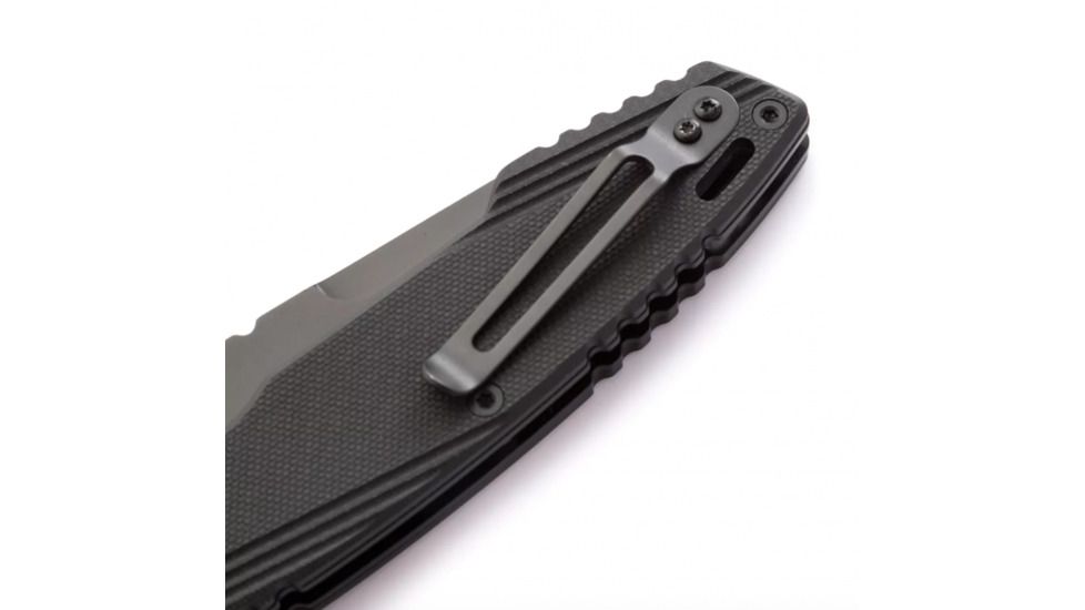 BucknBear Tactical Flipper with G10 Handle, Black/ Black, BNB4041