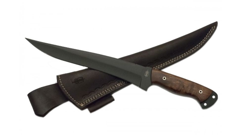 BucknBear Wild Fighter Knife Fixed Knife, Black Blade, NSN N BNB24115