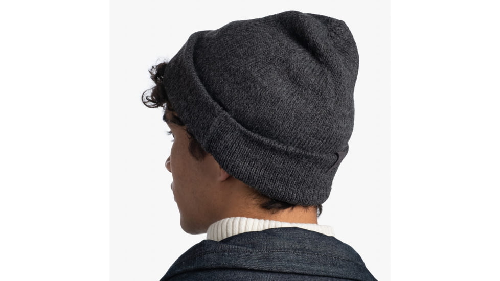 Buff Knitted Beanie, Jarn Graphite, 129618.901.10.00