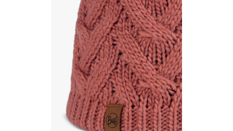 Buff Knitted &amp; Fleece Beanie, Caryn Crimson, 123515.401.10.00
