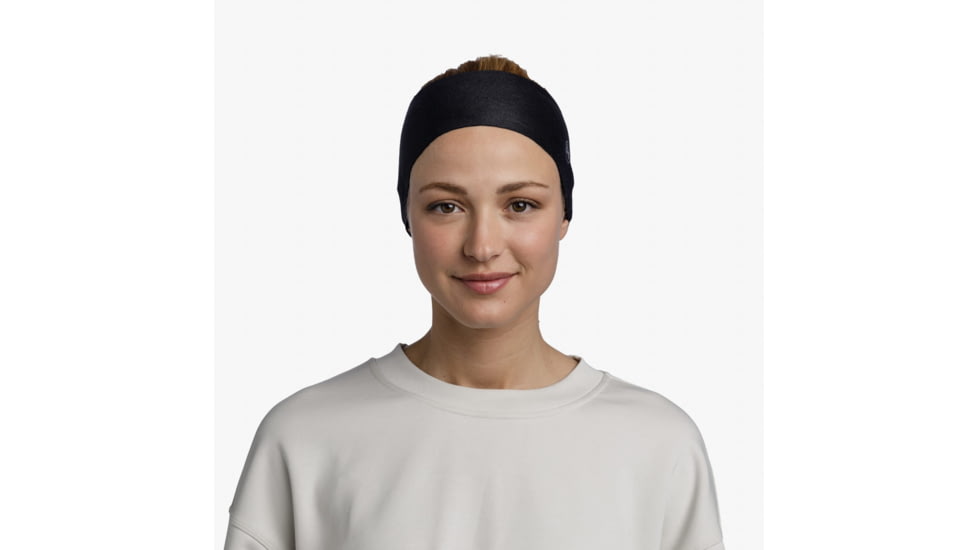 Buff ThermoNet Headband, Solid Black, 132456.999.10.00
