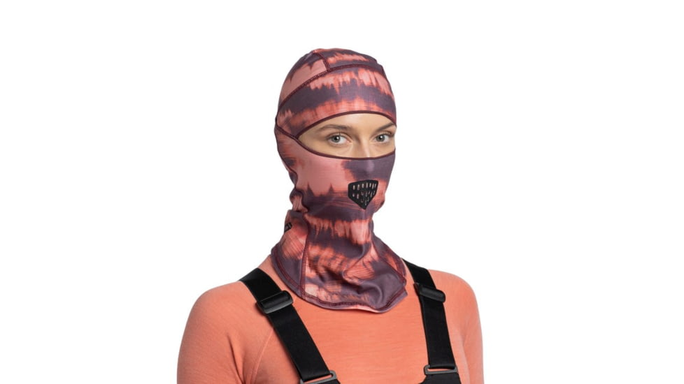 Buff Thermonet Hinged Balaclava Matewa - Unisex, Garnet, 134530.653.10.00
