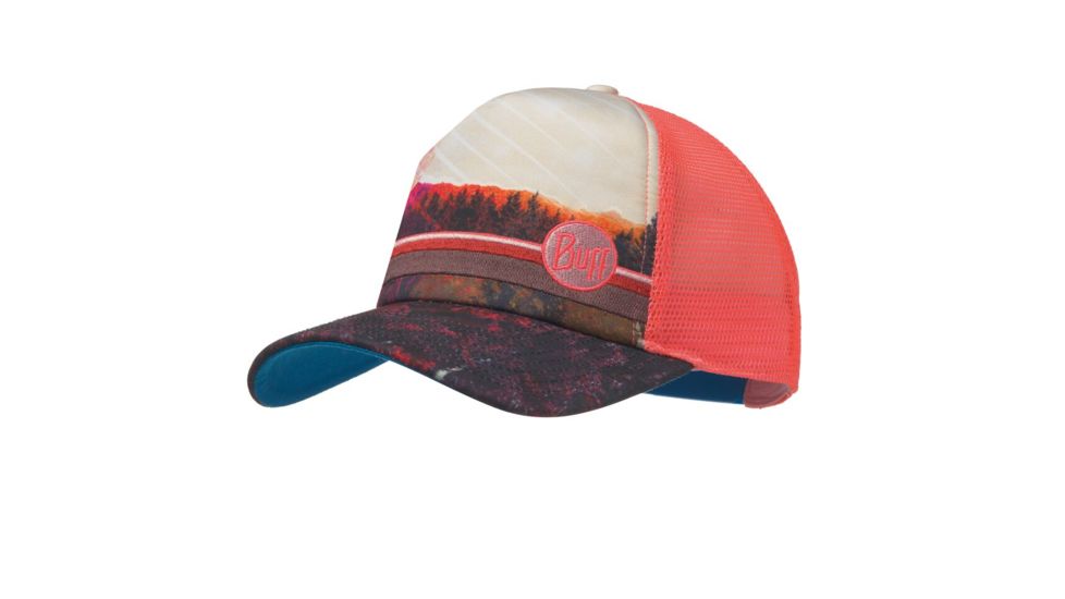 Buff Trucker Cap, Collage, OSFM, 117241.555