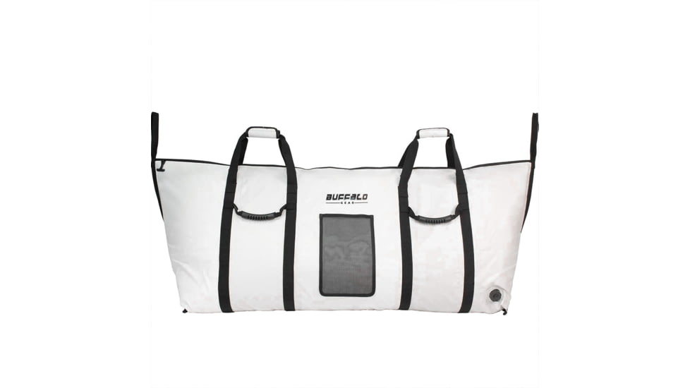 Buffalo Gear 60x20 Collapsible Fish Cooler Bag With YKK Zipper, Flat Bottom, Fullfishbag-60