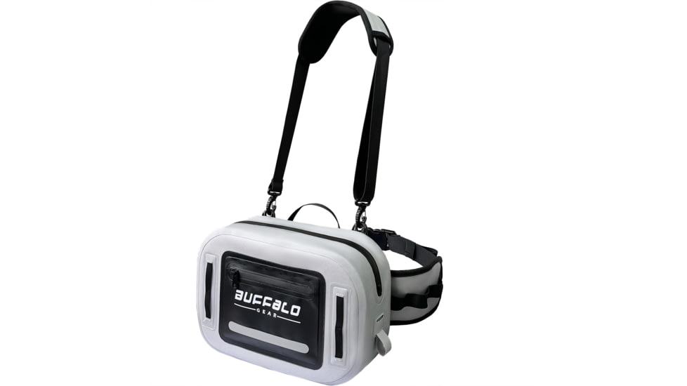 Buffalo Gear 8.9L Waterproof Fanny Pack with Airtight Zipper, WFWP-Grey-2