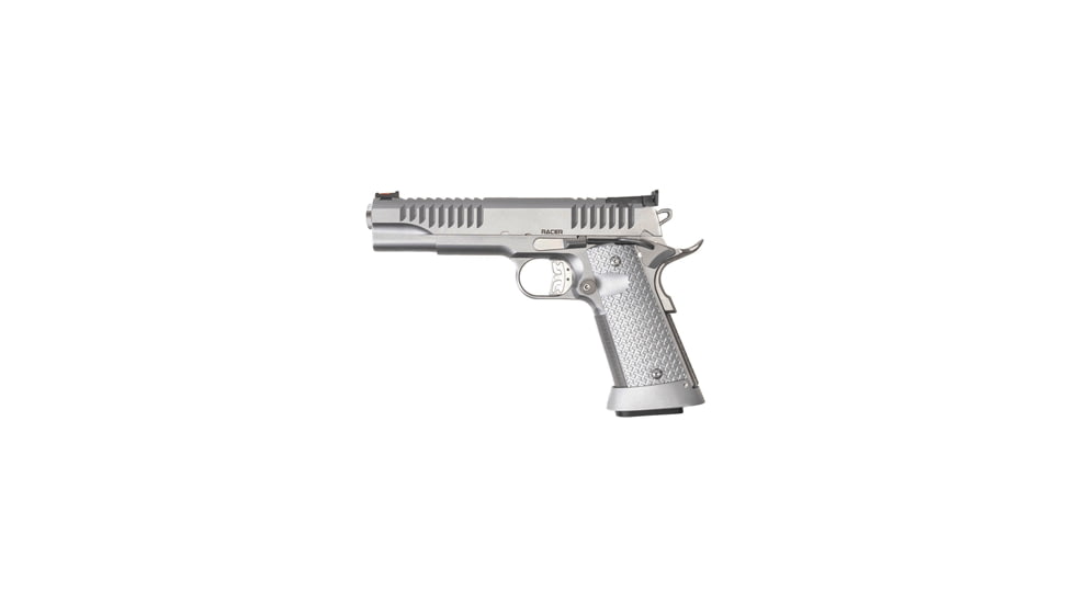 BUL Armory USA 1911-Racer Pistol, .40 S&amp;W, 5in barrel, stainless steel frame, custom aluminum grip, recoil operated semi-automatic, fiber-optic front, adj. target rear, 8 round magazine, BUL-1911 RC-40SW-5-1-FRRMPG