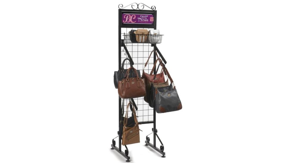 Bulldog Cases &amp; Vaults 24 Piece Concealed Purse Display with Deluxe Display Rack BDP-025R
