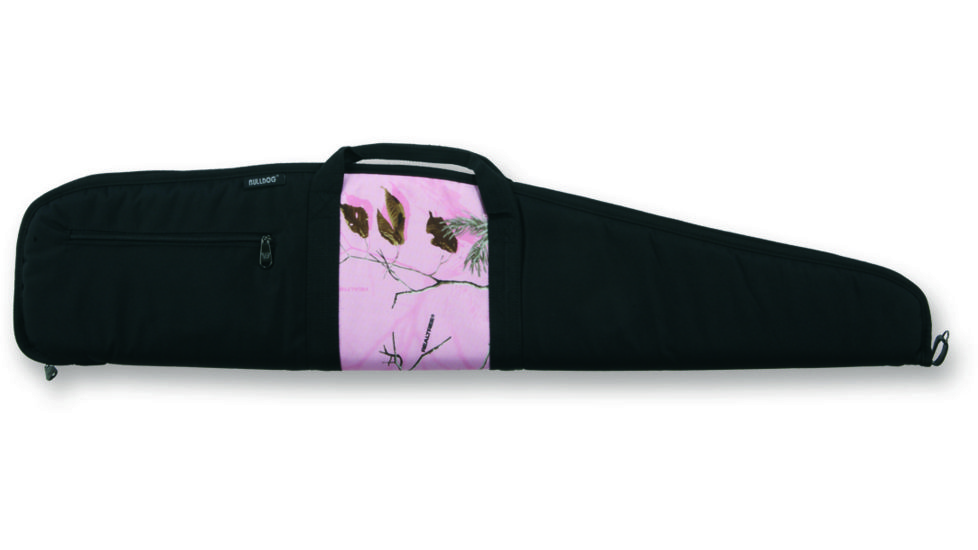 Bulldog Cases &amp; Vaults Scoped Rifle Case - 44in, Black w/ Pink Camo BD210-44PC