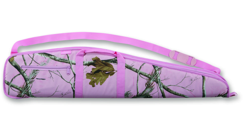 Bulldog Cases &amp; Vaults Scoped Rifle Case - 44in, APHD Pink Camo w/Pink Trim BD244-44PC
