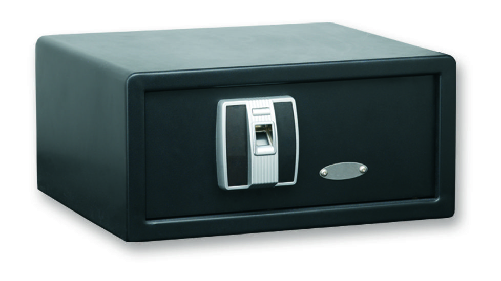 Bulldog Cases &amp; Vaults 14x10x8in Pistol Vault w/ Biometric Fingerprint Lock, Black BD3000