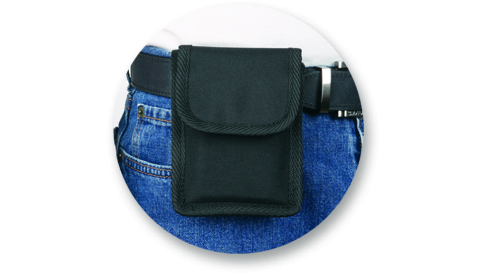 Bulldog Cases &amp; Vaults Inside-the-Pants Concealed Cell Phone Holster, Black Nylon BD846