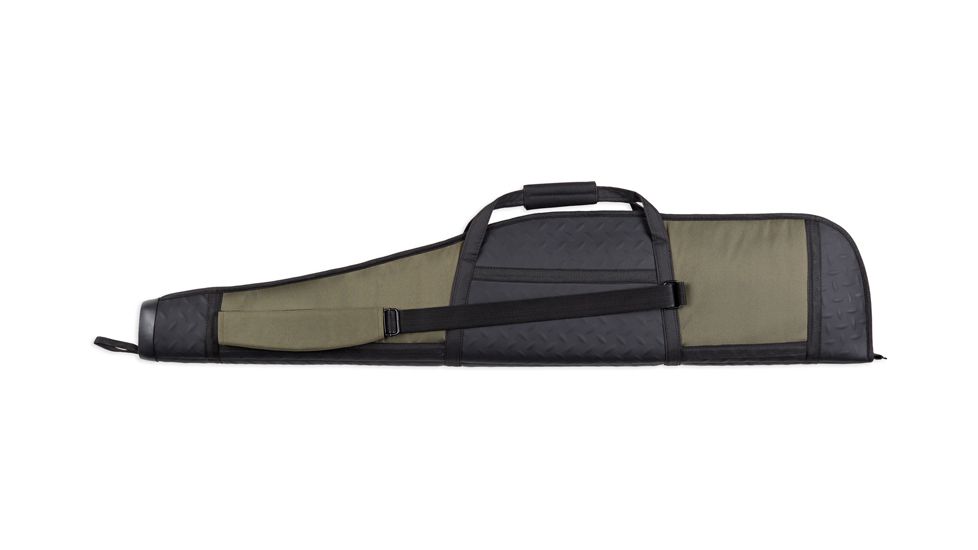 Bulldog Cases &amp; Vaults Armor Rifle Case 48'' Green W/ Blk Extra Thick Pad