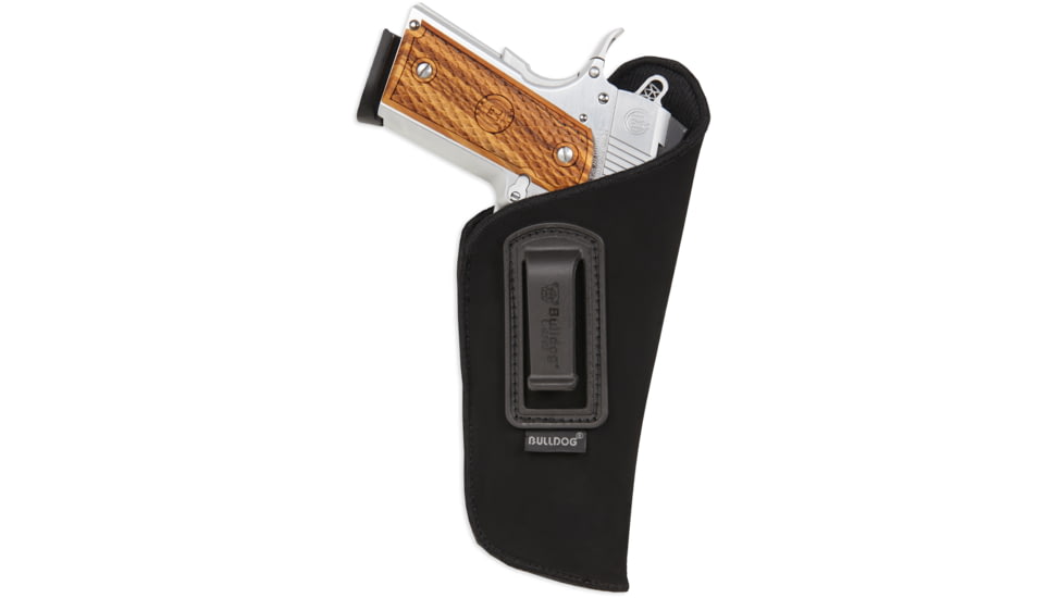 Bulldog Cases &amp; Vaults Deluxe Inside Pants Holster, Black w/Polymer Clip DIP-8/15