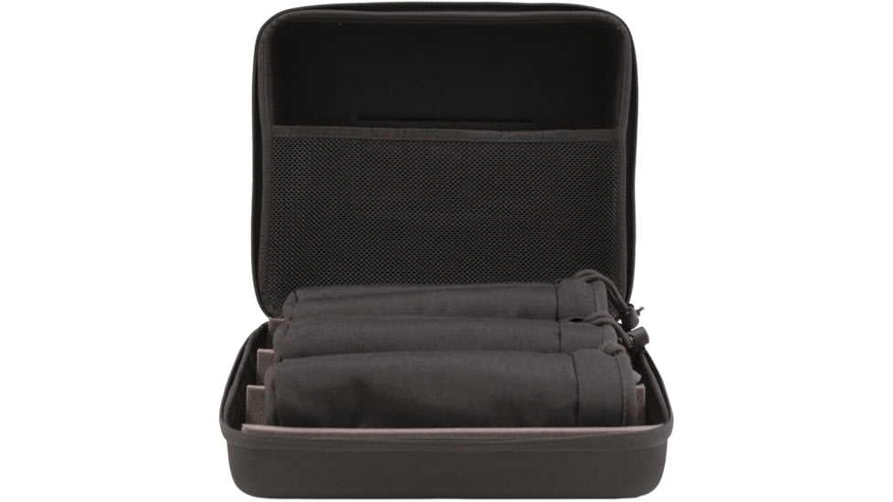 Bulldog Cases &amp; Vaults Eva Three Suppressor Field Case, Black, BDT798B