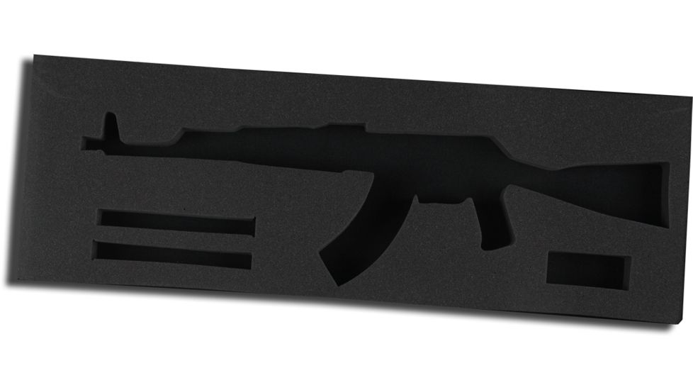 Bulldog Cases &amp; Vaults Hard -Sided Nylon 40 x 14 Inch Tactical Case Black - Fits AK-47 BD593