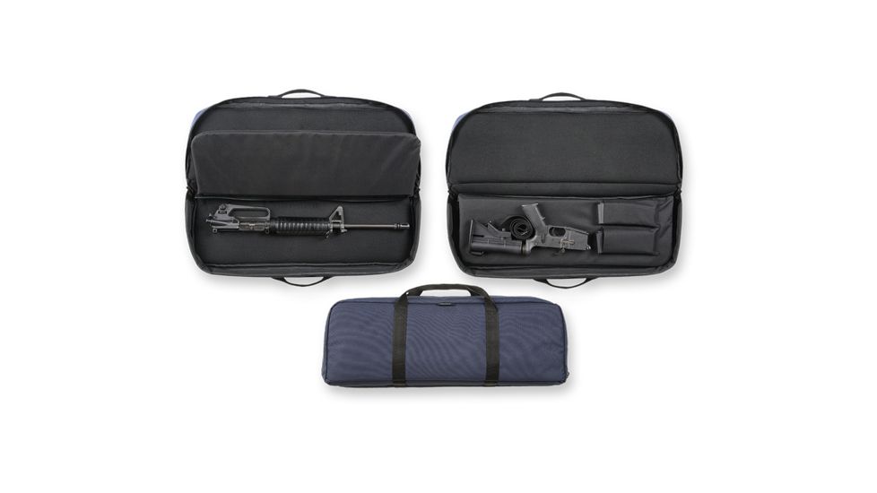 Bulldog Cases &amp; Vaults Ultra Compact Ar-15 Discreet Carry Case, 29 In. - Navy