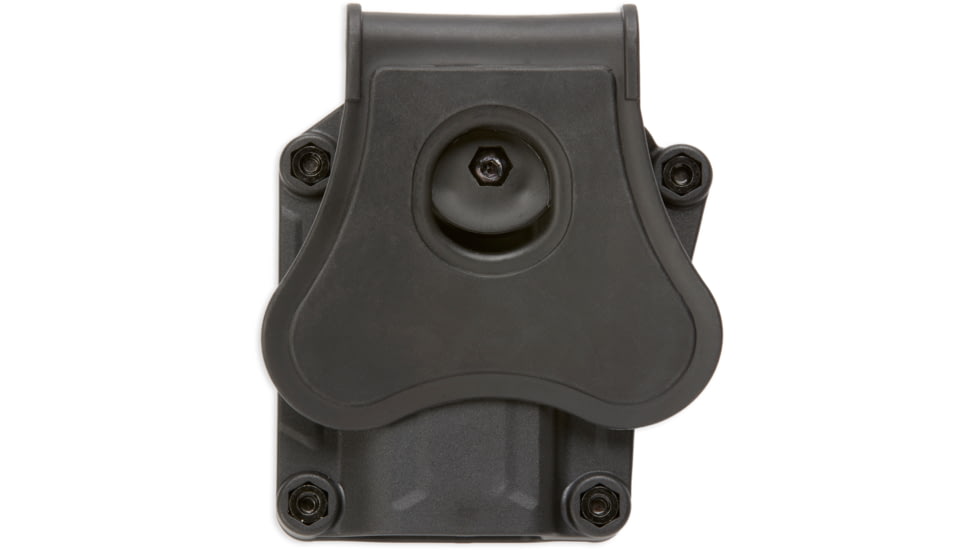 Bulldog Cases &amp; Vaults Bulldog Max Multi-fit Polymer Paddle Holster, Compact/Full-Size Semi-Auto Pistols, Right Hand, Black, MX001SC