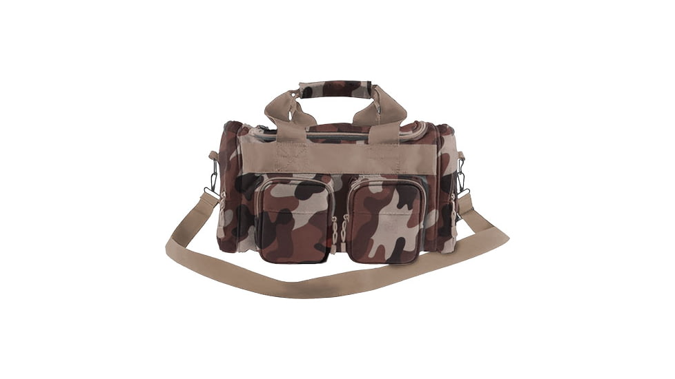 Bulldog Cases &amp; Vaults Standard Range Bag w/ Strap, Throwback Camo, BD900TBC