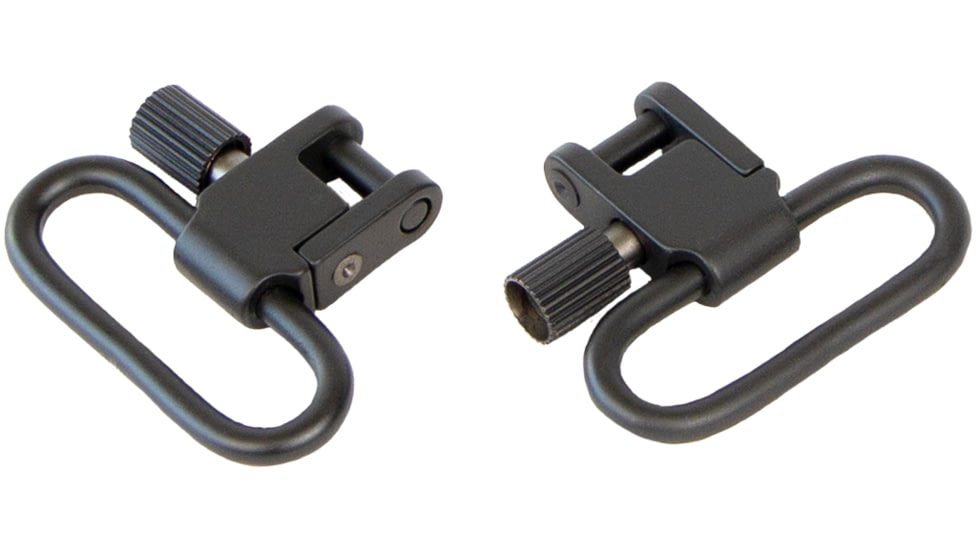 Bulldog Cases &amp; Vaults Deluxe Locking Swivel Set, 1in, Black, BD880