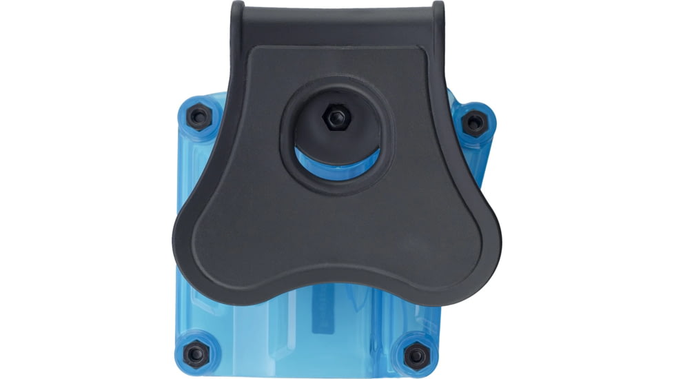 Bulldog Cases &amp; Vaults Max Multi-Fit Holster, Transparent Blue Polymer Paddle Mount, MX005