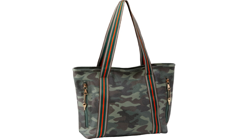 Bulldog Cases &amp; Vaults Tote Style Purse w/ Holster, Camo, 16x12x5in, BDP-049