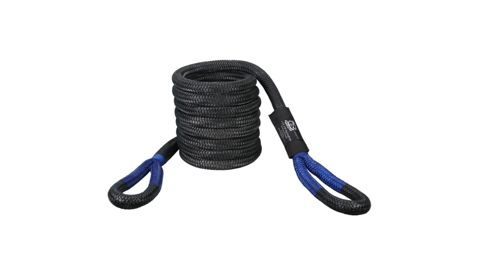 Bulldog Winch 1-1/4in X 30ft Big Dog Rope 45K lb BS, Black, 20313