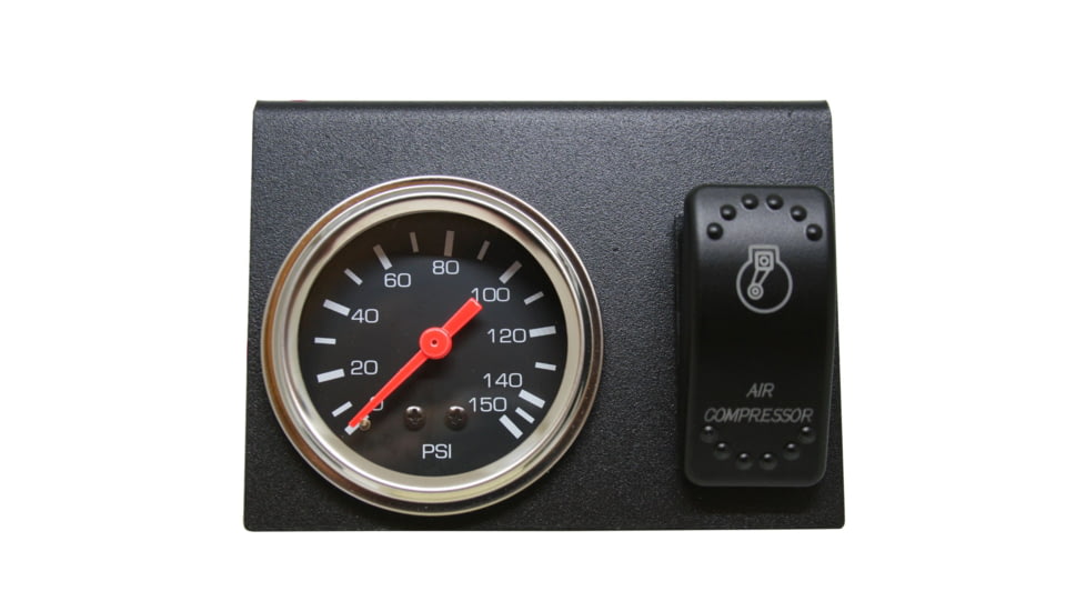 Bulldog Winch 0-150PSI Air Pressure Gauge, Switch, And Mounting Bracket Assembly, 42057