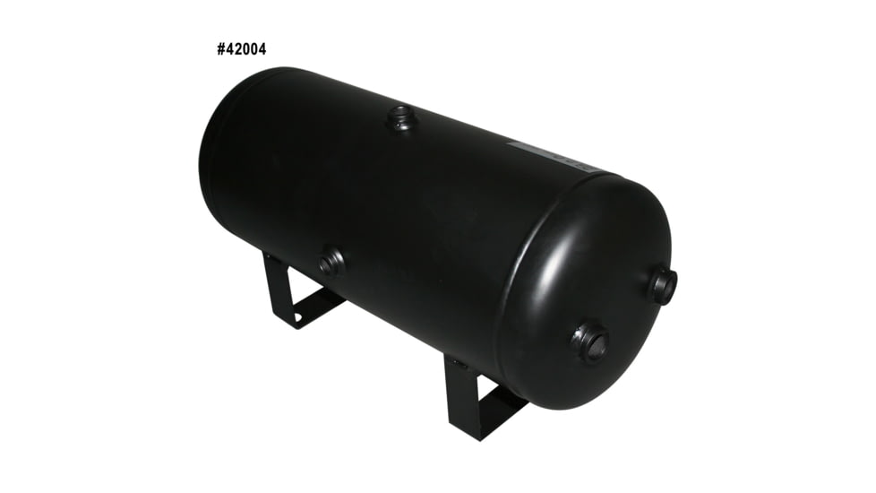 Bulldog Winch 2 Gallon Air Tank with 10 Bungs, Black, 42004