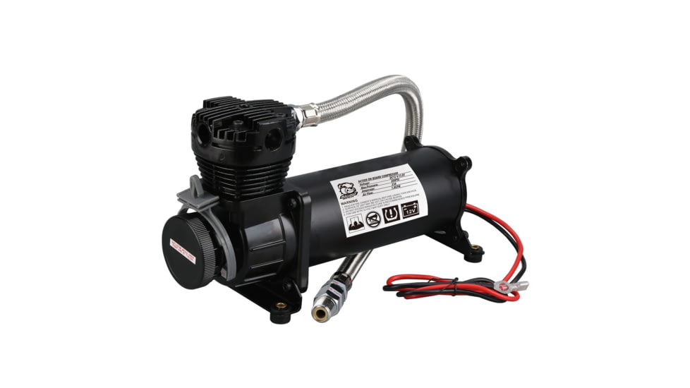 Bulldog Winch 200PSI Compressor, 1.8CFM on Board, Black, 41008