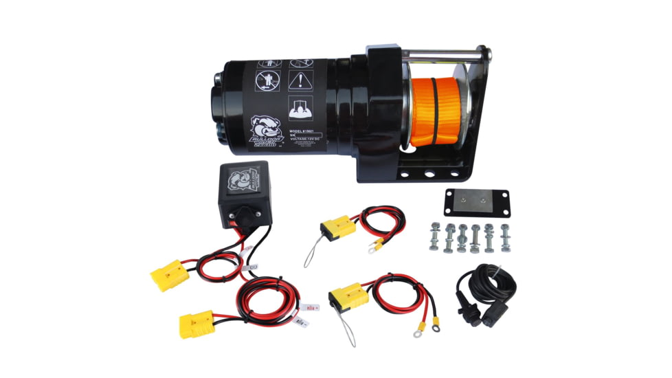 Bulldog Winch 2K600 Snow Plow Winch, 30in Strap, 15021R2