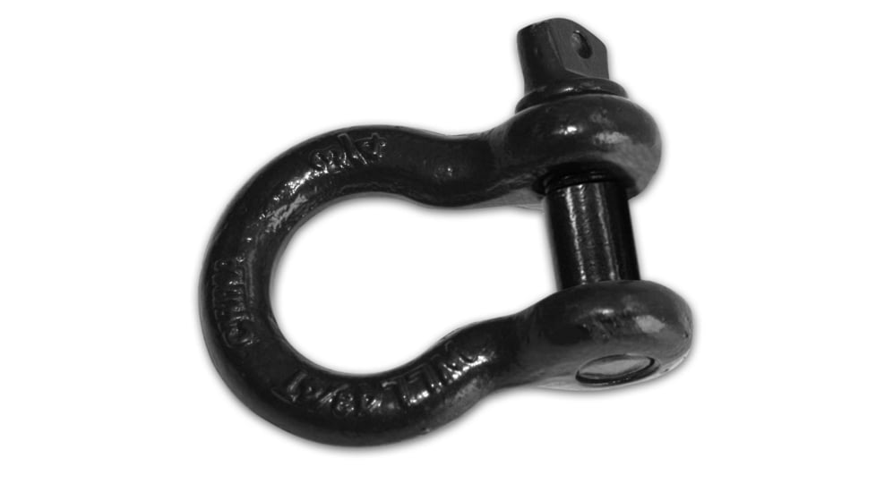 Bulldog Winch 3/4in Shackle 9.5K WLL, Black Powder Coat, Black, 20150
