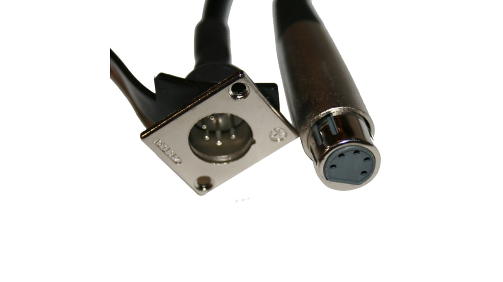 Bulldog Winch 3ft Plug Extension for Standard Series 10041X, 5-Prong, Black, 20309