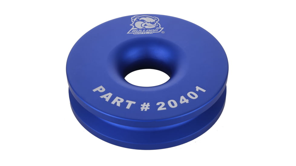 Bulldog Winch 6-1/4in Recovery Pulley for Synthetic Ropes, 45K BS, 20401