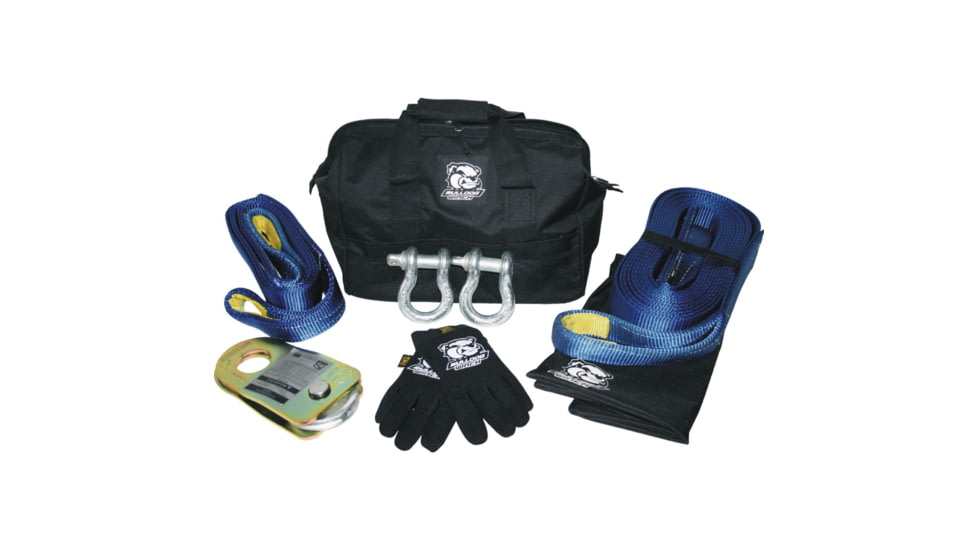 Bulldog Winch 8Pc 8000lb WLL Rigging Kit, Black, 20073