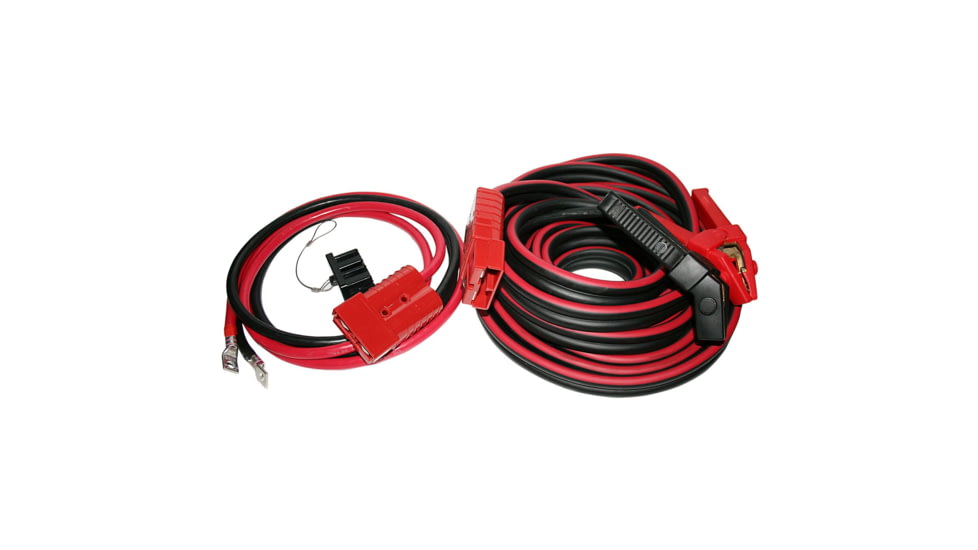 Bulldog Winch Booster Cable Set 25ft 1/0gaw/ Quick Connects and 7.5ft Truck Leads, 20334