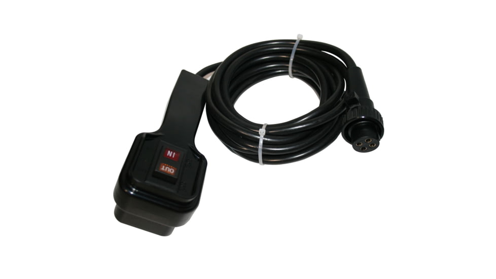 Bulldog Winch Hand Controller 15K w/15ft Lead, 4-Prong, Black, 20144B