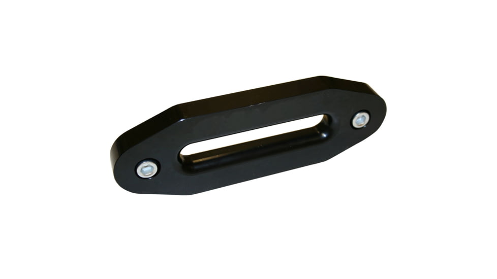 Bulldog Winch Hawse Fairlead, Aluminum with 164.5mm Mount, Powersports Long Drum, Black, 20090