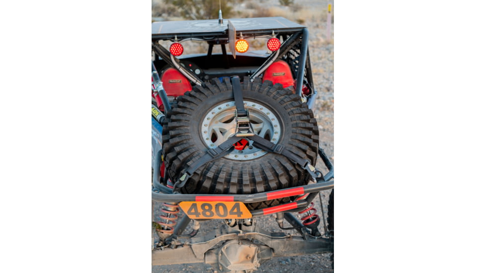 Bulldog Winch Horizontal Tire Ratcheting Y Tie-Down Strap, Black, 20363
