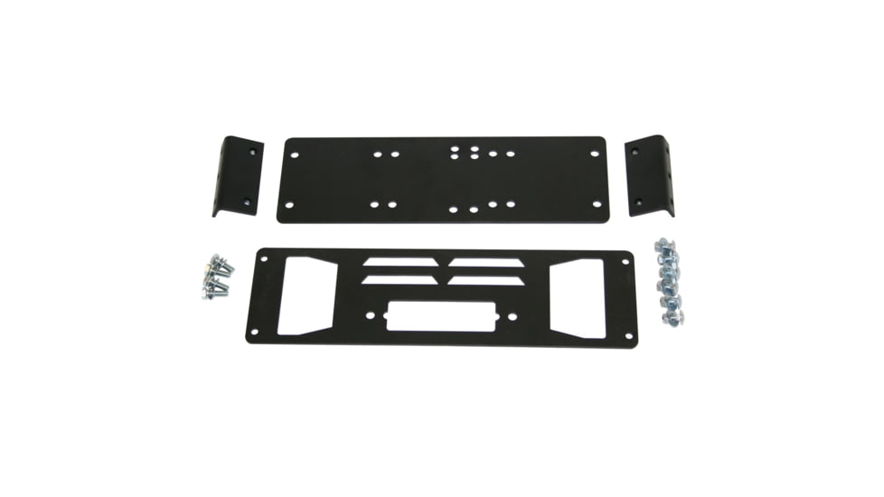 Bulldog Winch Polaris Ranger Winch Mount - Custom 2, Black, 15111
