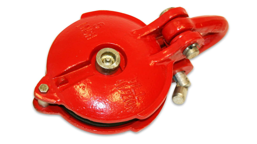 Bulldog Winch Pulley Block, 24K BS, 9K WLL, Red, 20027