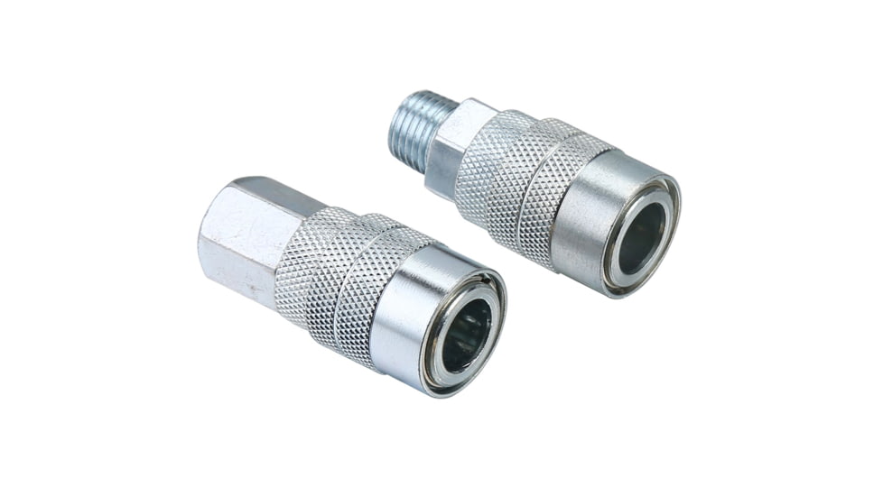 Bulldog Winch Quick Connect Couplers 1/4NPT Female, Silver, 42024