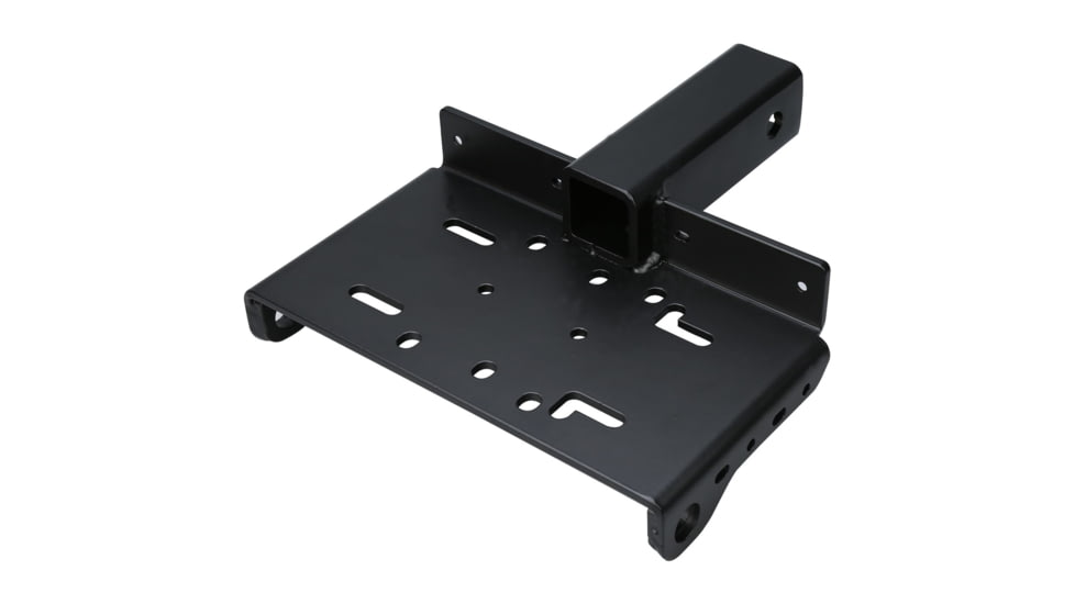Bulldog Winch Receiver Mount - Utility Winch 2X2in, ATV Winches 2K to 4K, Black, 20061R2