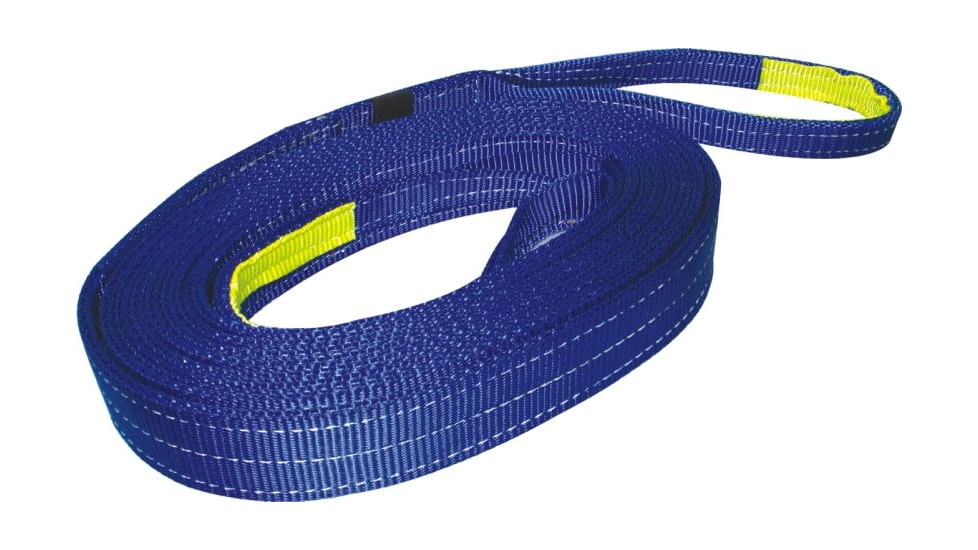 Bulldog Winch Recovery Strap 2in X 30ft, 20,000lb BS Polyester, Black, 20014